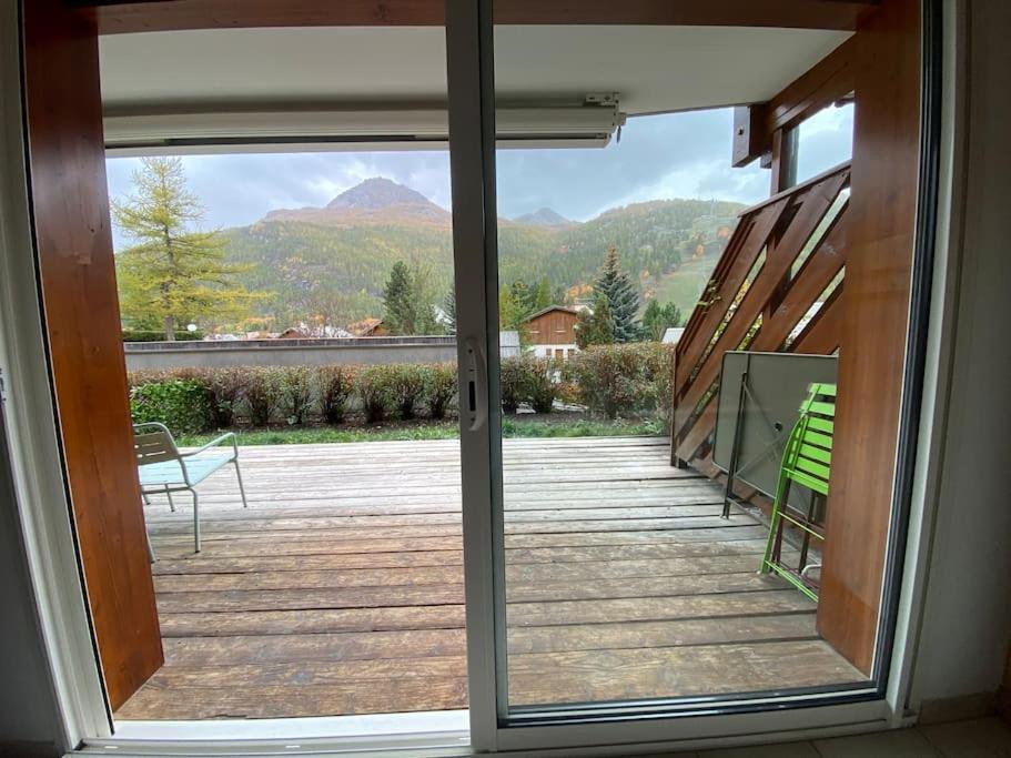 Appartement 4 Pers Grande Terrasse Vue Pistes Ski Saint-Chaffrey Exterior photo